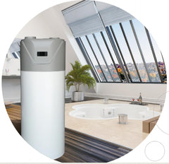 Smad 300L Top Air Outlet Groud Heat Pump Heater - Smad-Heat Pump