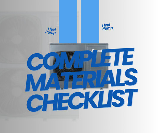 Beyond the Unit: Your Complete Materials Checklist for a Seamless Heat Pump Installation
