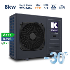 Kwikot Monoblock Heat Pump 8kW | R290 | Heating, Cooling & Hot Water | 2025 New
