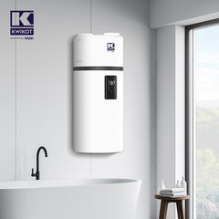 Kwikot 102L Wall Mounted Heat Pump Water Heater | R290 A+ Energy Saving