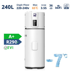 240L Solar Heat Pump Water Heater | R290 A+ High Efficiency